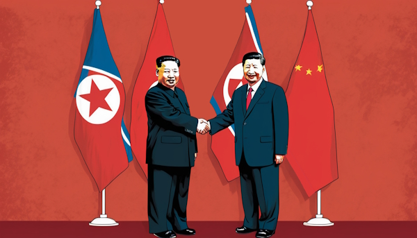 Xi Jinping und Kim Jong-un (Quelle: R. Haag / ki-bild-erstellen.de